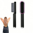 Escova Alisadora Profissional Multifuncional 2 em 1 do Brasil para Cabelos Cacheados com Aquecimento Rápido