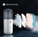 Spray Hidratante Facial Nano Vaporizador de Rosto Nebulizador para Casa e Viagem Mini Umidificador Recarregável Dispositivo de Beleza Feminino Cuidados com a Pele