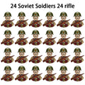 40 pcs/lote ww2 personagens militares wwii soldados do exército blocos de construção montagem de tijolos do exército nacional armas brinquedos para crianças