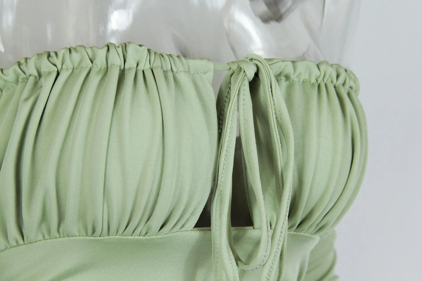 Fairyshely Sexy Ruffle Curto Vestido Clube Senhoras 2025 Outono Verde Bodycon Vestidos Para As Mulheres Festa Apertado Mini Vestido Clubwear