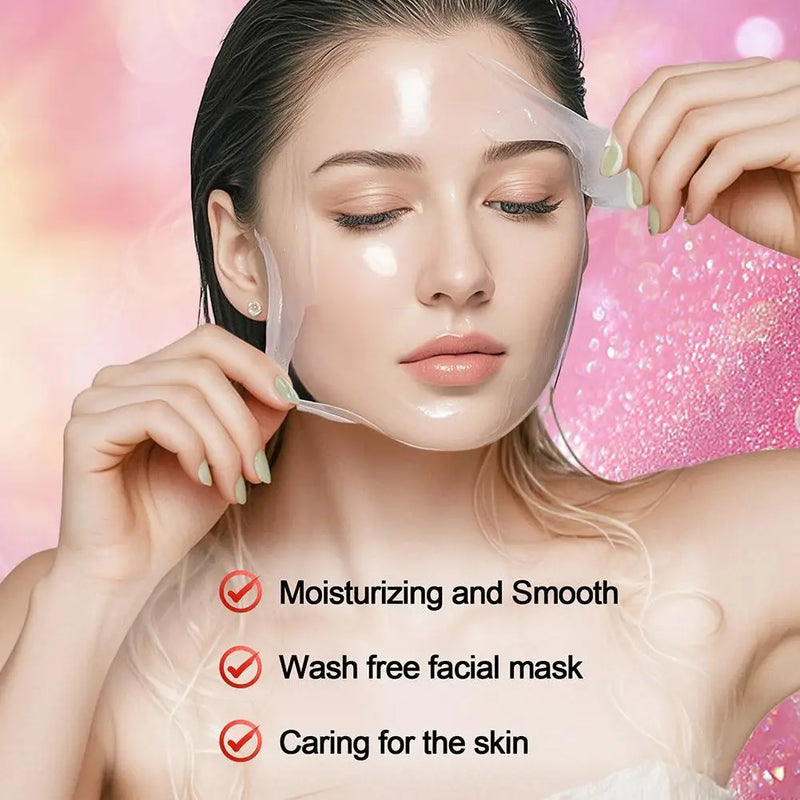 Máscara de Colágeno Peel-off Hidratação Profunda Cuidados Noturnos Hidratante e Suavizante Reduz Rugas Firmadora e Lifting Não Oleosa Para Todos os Tipos de Pele