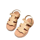 Sandálias de fundo plano para mulheres verão sudeste da Ásia chinelos de plataforma de salto grosso para uso ao ar livre com uma alça confortável material de PVC