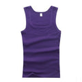 Venda imperdível de roupas masculinas de verão, camiseta básica elástica feminina, camiseta masculina sem mangas de algodão puro, camiseta fitness para musculação