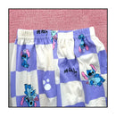 2 pçs/set Novo HOT Disney Stitch Crianças Pijamas para Meninos e Meninas Conjuntos Kid Home Wear Travel Casual Sleepwear Terno Presente Bonito