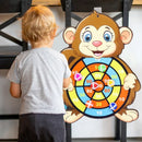 Jogos Educativos Dart Board Baby Toy Stickey Ball Dart Indoor Sports Child Montessori Games para crianças de 3 a 7 anos