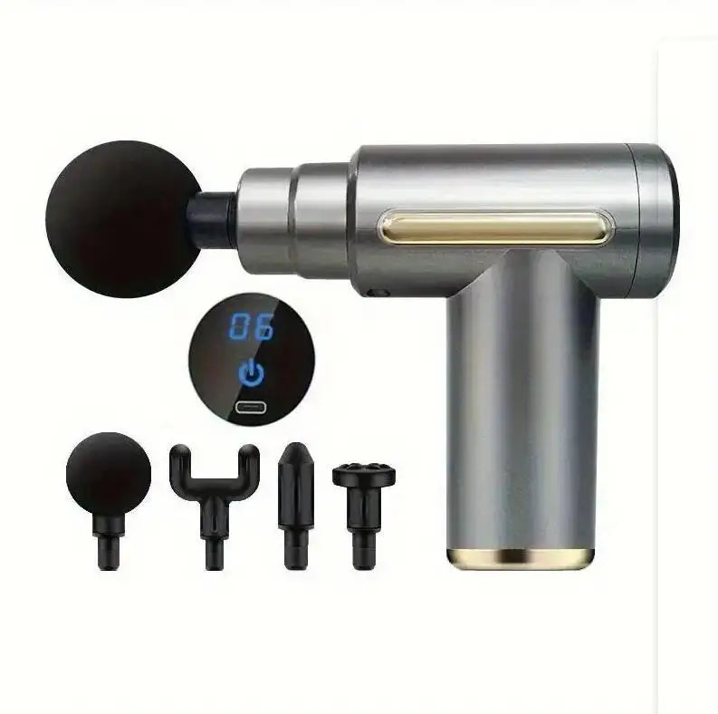 Mini Pistola de Massagem Muscular Protable Body Massager Massageador de percussão portátil profundo para corpo de costas e pescoço perna
