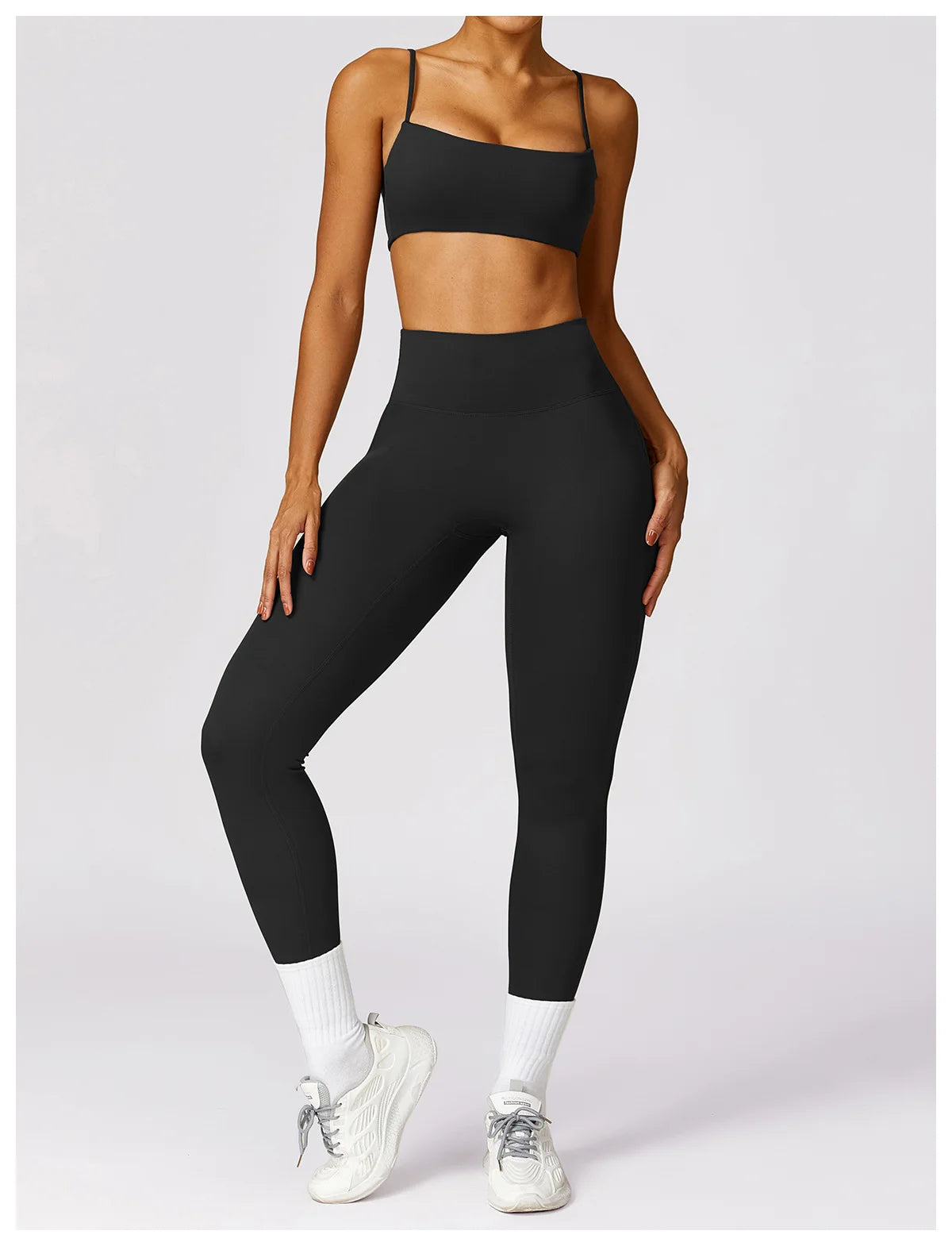 Sexy Fitness Treino Mulheres Conjunto de Ioga Treino Sem Costura Sportswear Roupas de Ginástica Sutiã Esportivo Top Leggings de Cintura Alta Ternos Esportivos