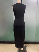 Roupas Femininas 2025 Primavera e Verão Temperamento Slim Fit Vestido Bow Vest Saia