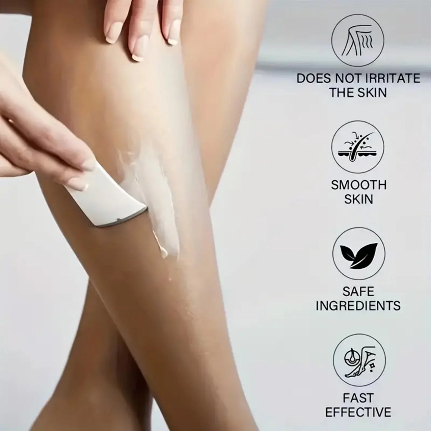 Creme Depilatório Permanente Creme Depilador Áreas Íntimas Saúde Indolor Removedor de Pêlos Inibidor de Crescimento para Mulher Homens Cuidados com o Corpo