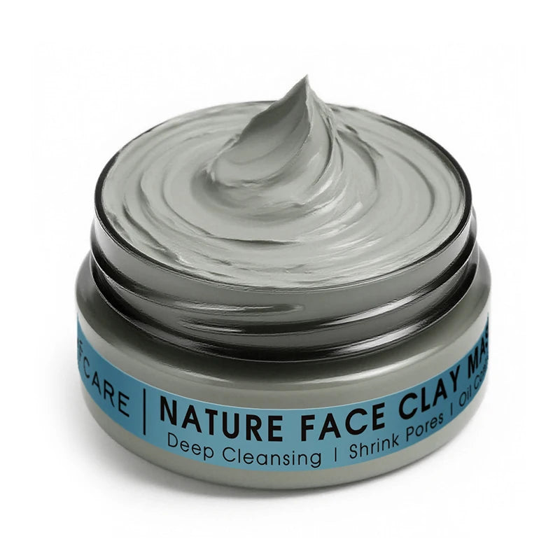 Máscara Facial de Argila com Cúrcuma e Vitamina C para Limpeza Profunda e Hidratação, Cuidados com a Pele, Máscara Facial para Remoção de Cravos e Limpeza de Poros