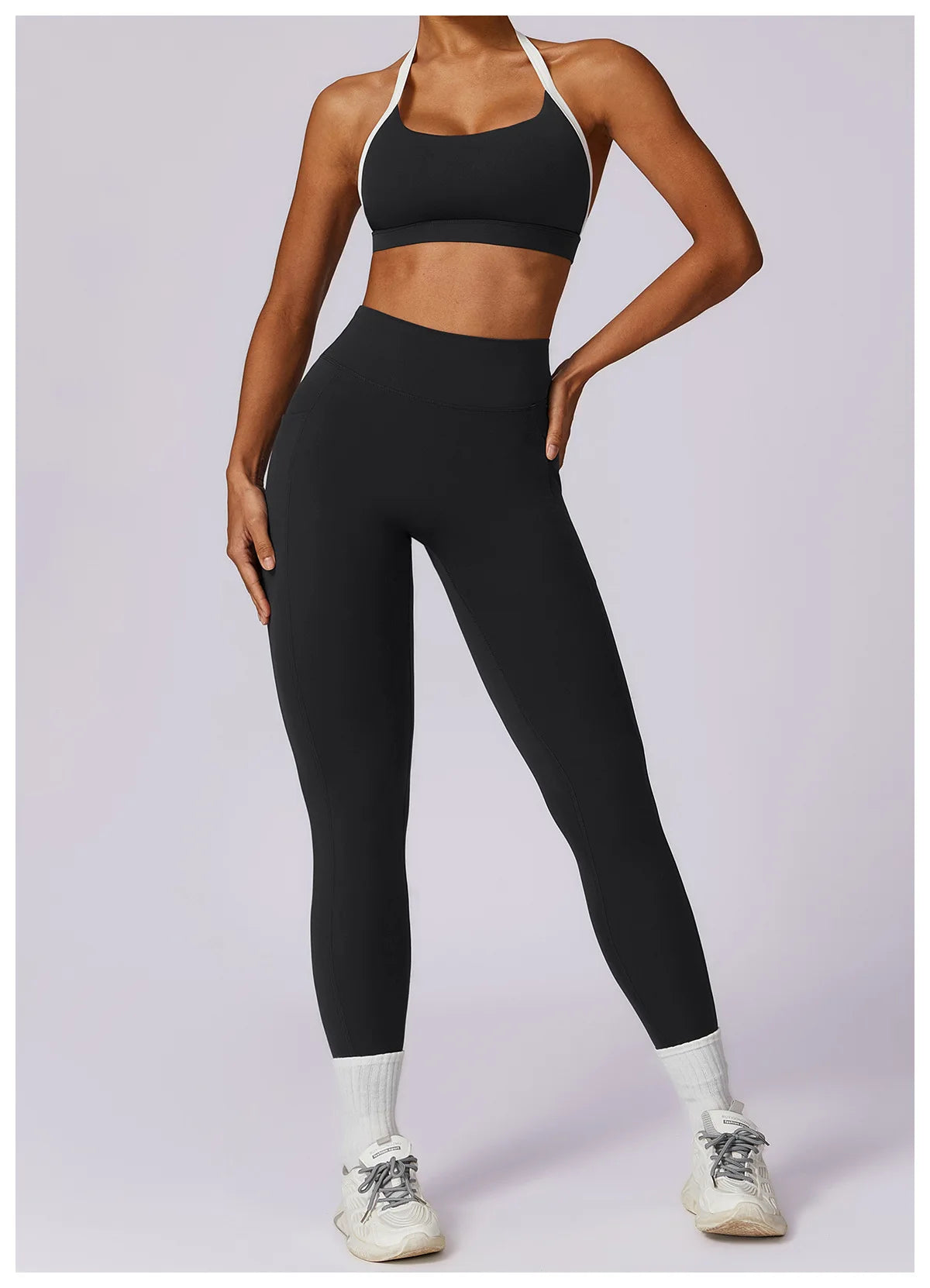 2 Pcs Conjunto de Ginástica Mulheres Treino Sem Encosto Yoga Terno Mulheres Secagem Rápida Legging Fitness Sutiã Camisa de Manga Curta Terno Esportivo Feminino