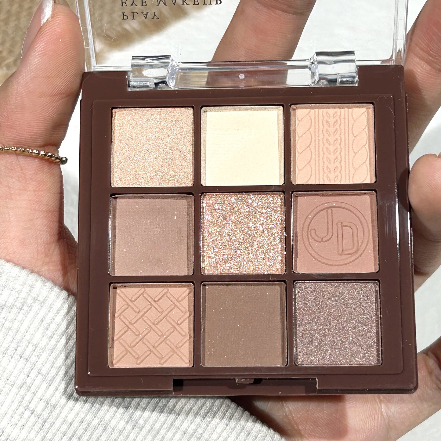 Paleta de Sombras Chocolate Marrom Terra Quente
