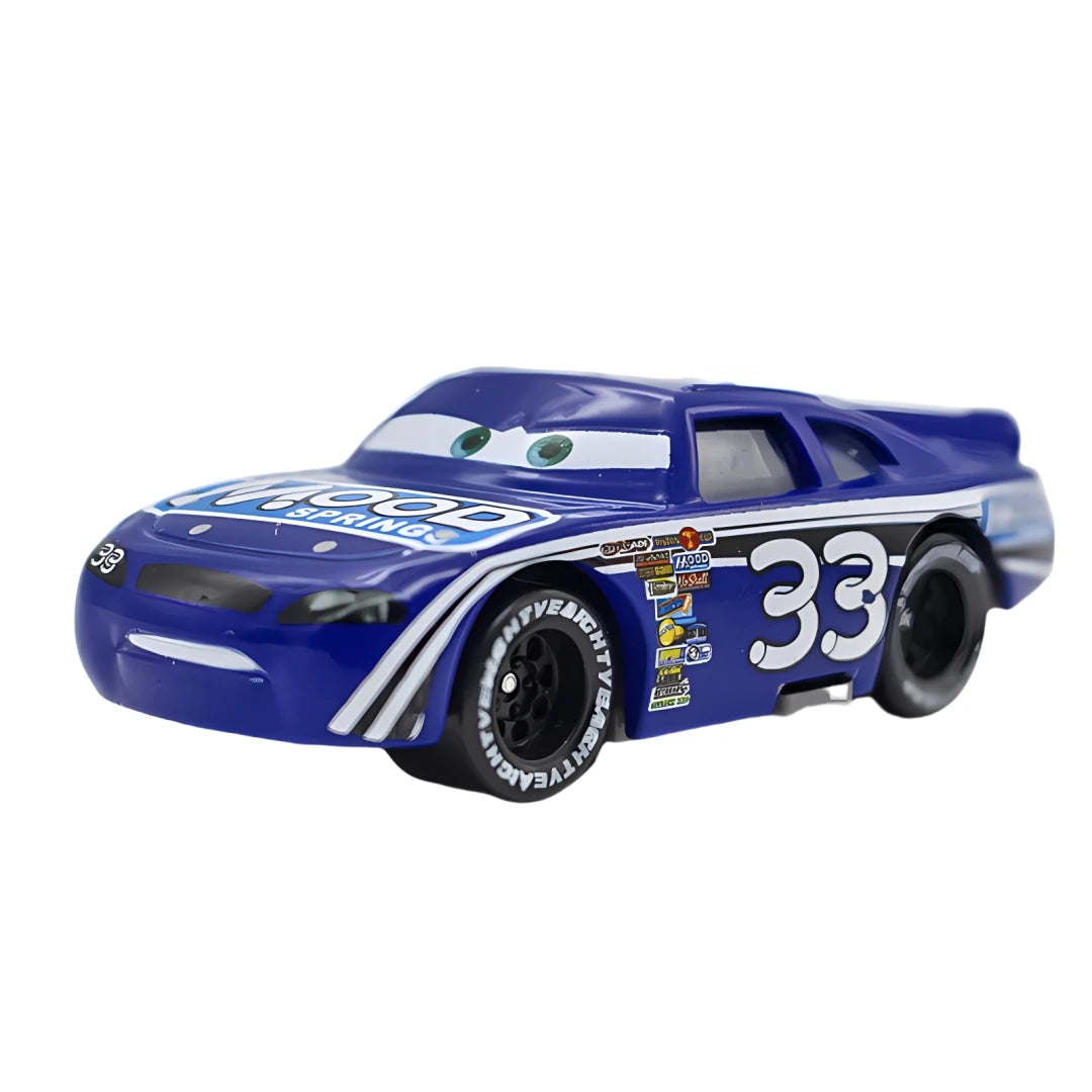 Disney Pixar Cars 3 Lightning Mcqueen Smokey Chick Hicks Collection 1:55 Veículos Diecast Alloy Car Toys Modelo Para Crianças Presente