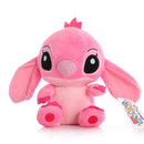 4/8 polegadas Disney Cartoon Blue Pink Stitch Bonecos de Pelúcia Anime Brinquedos Lilo e Stitch Stich Pelúcia Brinquedos de Pelúcia Presentes de Natal para Crianças