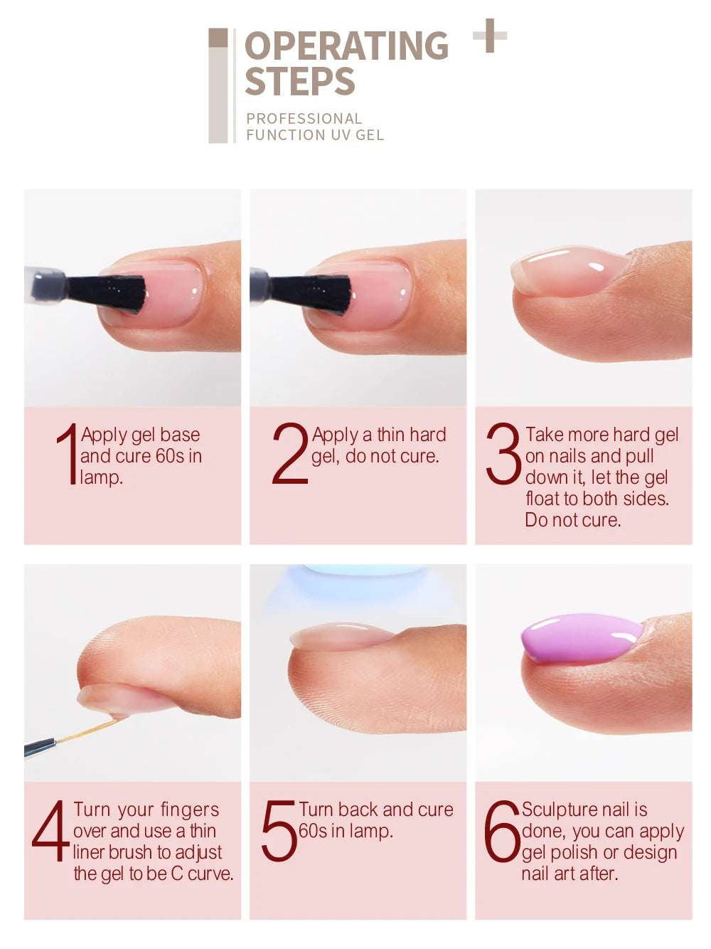 Esmalte em Gel Autonivelante 15ML Livre de Hema Gel Transparente Rígido Extensão de Unhas Modelagem 3D Cola para Strass Removedor de Verniz UV