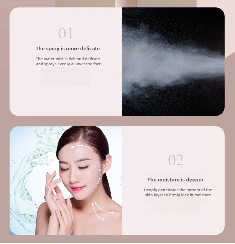 Mini Vaporizador Facial Nano Spray Hidratante