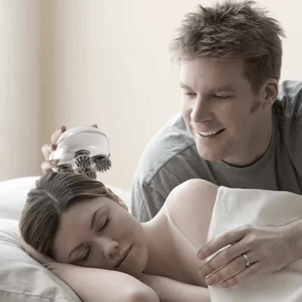 Massageador de Cabeça Elétrico Portátil