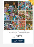 Bird Girl Pré-Impresso Cross Stitch Kit Completo DIY Bordado DMC Fios Artesanato Tricô Hobby Pacote Mágico Jóias