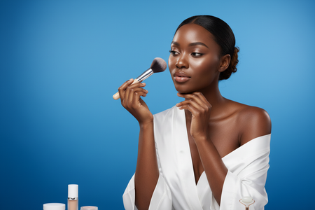 faz ela fazendo maquiagem