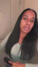 Escova Alisadora Profissional Multifuncional 2 em 1 do Brasil para Cabelos Cacheados com Aquecimento Rápido